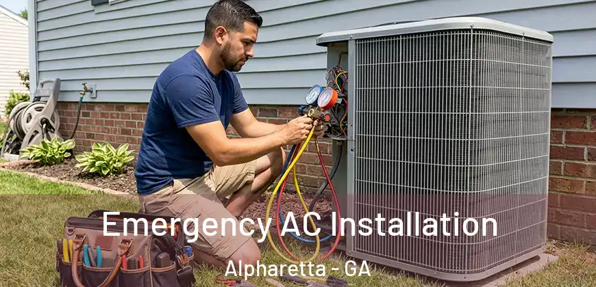 Emergency AC Installation Alpharetta - GA