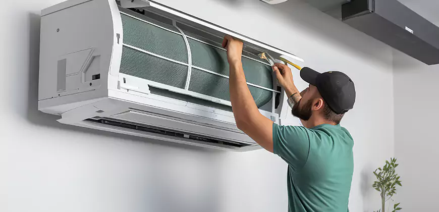 Bathroom and Small Space Ductless Installation in Alpharetta